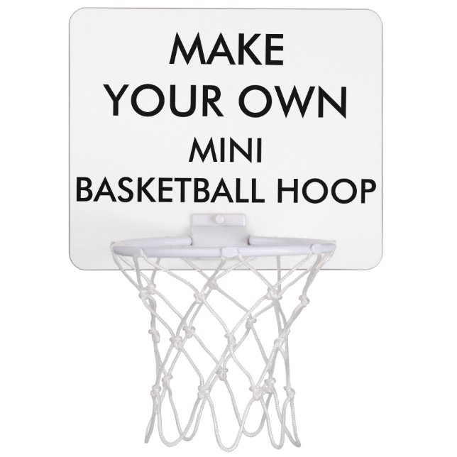 Custom Personalized Mini Basketball Hoop (Front)