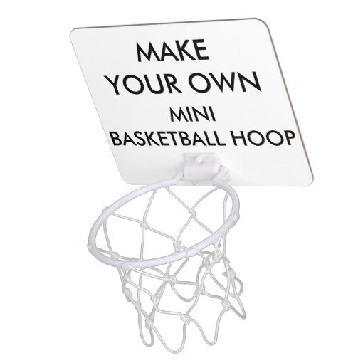 Custom Personalized Mini Basketball Hoop Zazzle