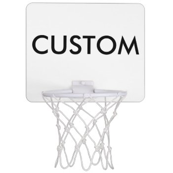 Custom Personalized Mini Basketball Hoop Blank by CustomBlankTemplates at Zazzle