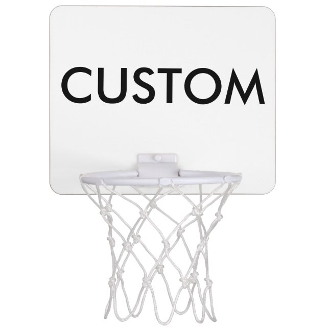 Custom Personalized Mini Basketball Hoop Blank (Front)