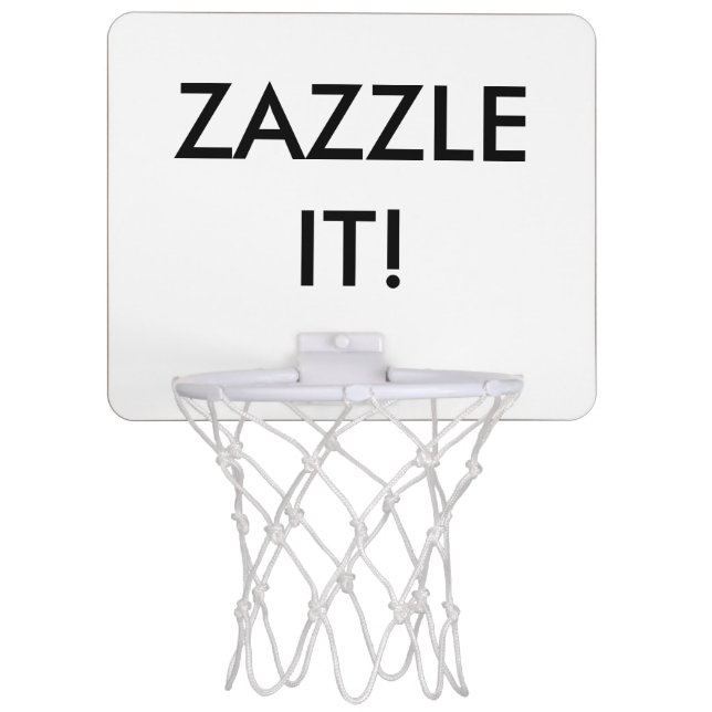 Custom Personalized Mini Basketball Hoop Blank (Front)