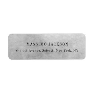 Custom personalized minimalist address name label