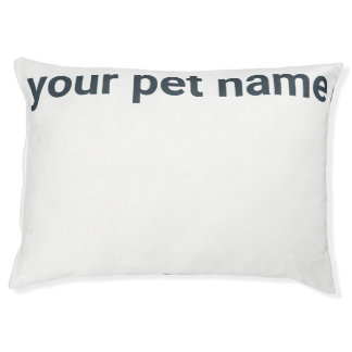 Custom Personalized Minimalist Dog Bed Cat Lounger
