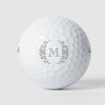 Custom Personalized Monogram Golf Balls at Zazzle