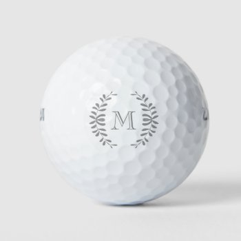 Custom Personalized Monogram Golf Balls by theburlapfrog at Zazzle