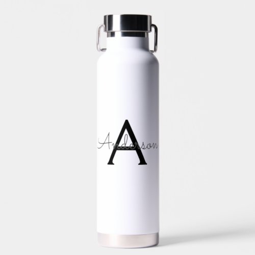 Custom personalized Monogram  Water Bottle