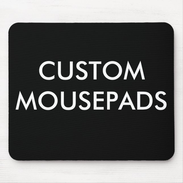 Custom Personalized Mousepad Blank Template (Front)