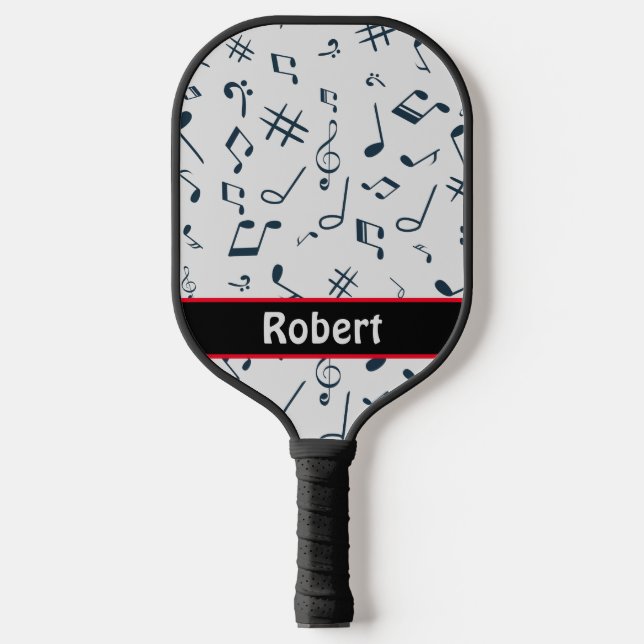 Custom Personalized Music Themed Pickleball Paddle (Front)
