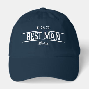 Custom Personalized Name Best Man Hat