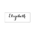 Custom Personalized Name Elegant Stylish Script Rubber Stamp | Zazzle