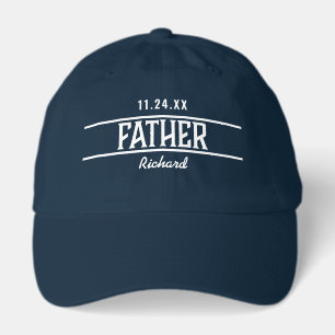 Custom Personalized Name Father Hat