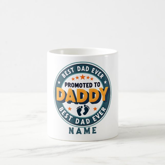 Custom Personalized Name Gift for Dad Coffee Mug (Center)