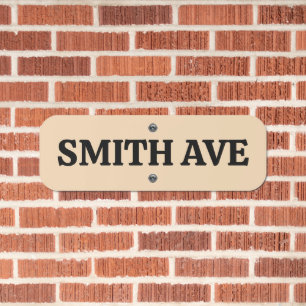 CUSTOM PERSONALIZED NAME METAL STREET SIGN