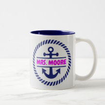 Custom personalized name nautical sea ocean yacht