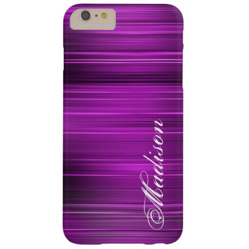 Custom Personalized Name Purple iPhone 6 Plus Case