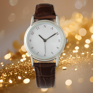 Custom Personalized Name Womens Ladies Wrist Watch