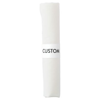 Custom Personalized Napkin Bands Blank Template by CustomBlankTemplates at Zazzle