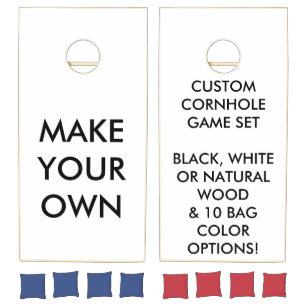 Blank Template Cornhole Sets Cornhole Boards Bean Bags