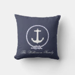 Custom Personalized Nautical Outdoor Pillow at Zazzle