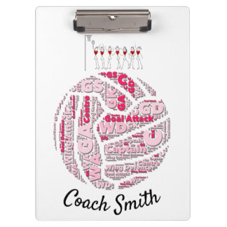 Custom Personalized Netball Coach Clipboard