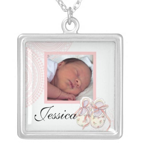 Custom Personalized Newborn Baby Girl Necklace