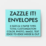 Custom Personalized Note Card Envelope Blank at Zazzle