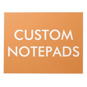 Custom Personalized Notepad Blank Template by CustomBlankTemplates at Zazzle