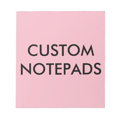 Custom Personalized Notepad Blank Template