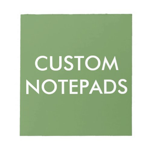 Custom Personalized Notepad Blank Template