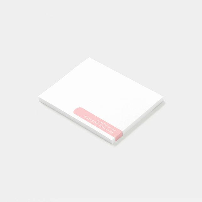 Custom Personalized Notes with Name (Angled)