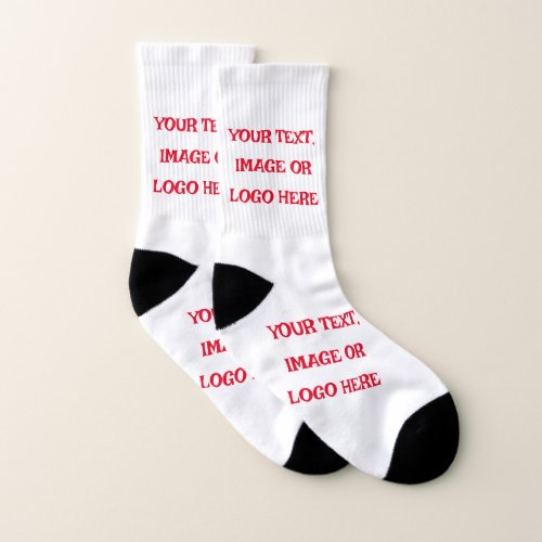 Custom Personalized Novelty Socks Any Theme Color Socks