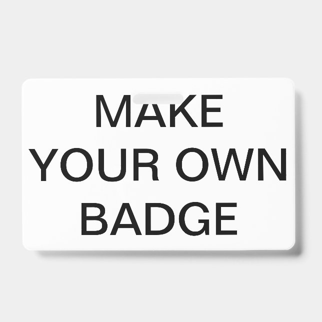 Custom Personalized OFFICE EVENT EXHIBITION BADGE (Front)