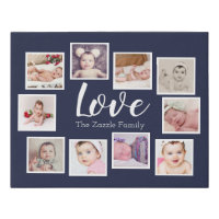 Custom Personalized One of a Kind 10 Photo Family