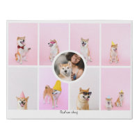 Custom Personalized One of a Kind 9 Photo Collage