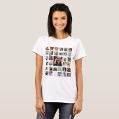 Custom Personalized One Of A Kind Photo Collage T-Shirt (Front Full)