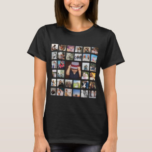 Custom Personalized One Of A Kind Photo Collage T-Shirt