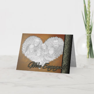 Custom Personalized Online Engagement Card