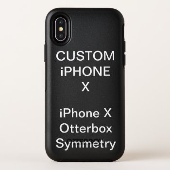 Custom Personalized Otterbox Iphone X Case by PersonalizediPhone at Zazzle