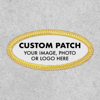 Custom Personalized OVAL PATCH
