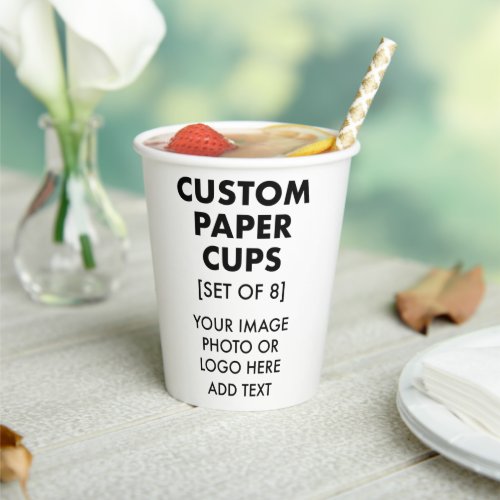 Custom Personalized Paper Cups 8