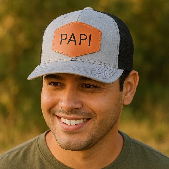 Custom Personalized Papi Leather Patch Hat (Creator Uploaded)