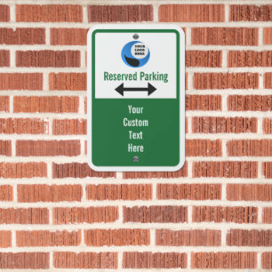 Custom Personalized Parking Signage  Metal Sign