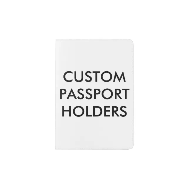 Custom Personalized Passport Holder Blank Template Zazzle