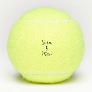 Custom Personalized Penn Couple Names Tennis Balls