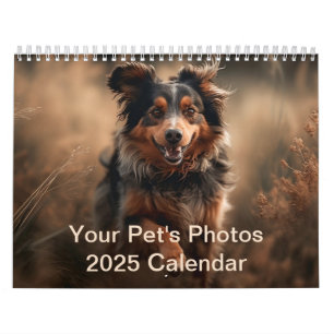 Custom Personalized Pet Photos 2-Page 2025  Calendar