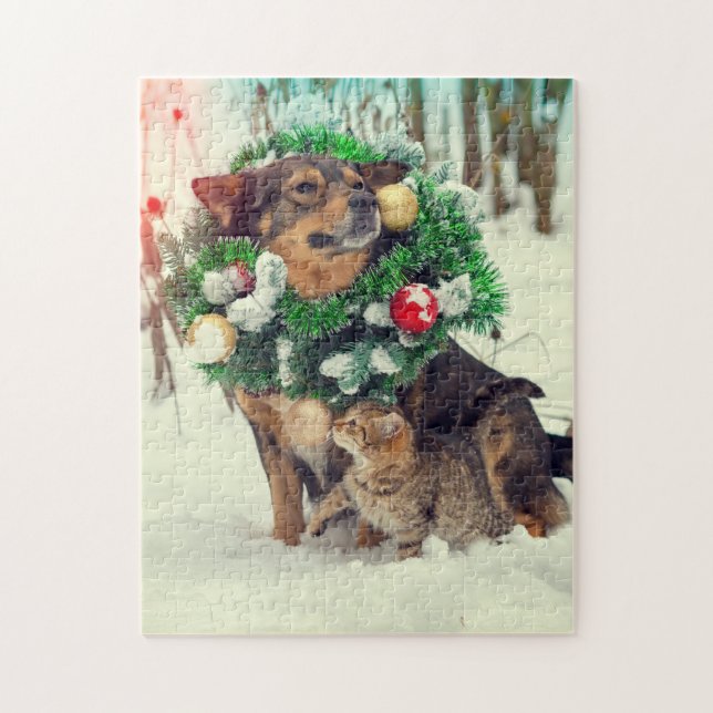 Custom Personalized Pet Puzzle Template (Vertical)