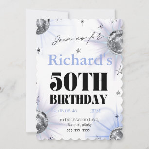 custom personalized photo 50th instant download save the date