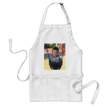 Custom Personalized Photo Adult Apron by personalizit at Zazzle