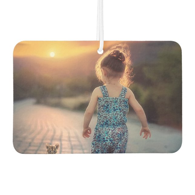 Custom Personalized Photo  Air Freshener (Front)