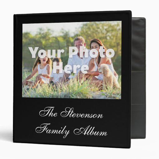 Custom Personalized Photo Album Binder Zazzle